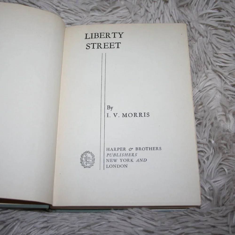 1944 Liberty Street Vintage Book hardcover  (ba)